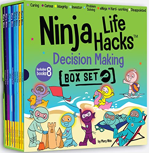 Ninja Life Hacks Decision Making Box Set (BooksÂ 57-64: Hard-working Ninja, Disappointed Ninja, Integrity Ninja, Investor Ninja, Problem Solving Ninja, eNinja, Caring Ninja, Curious Ninja)