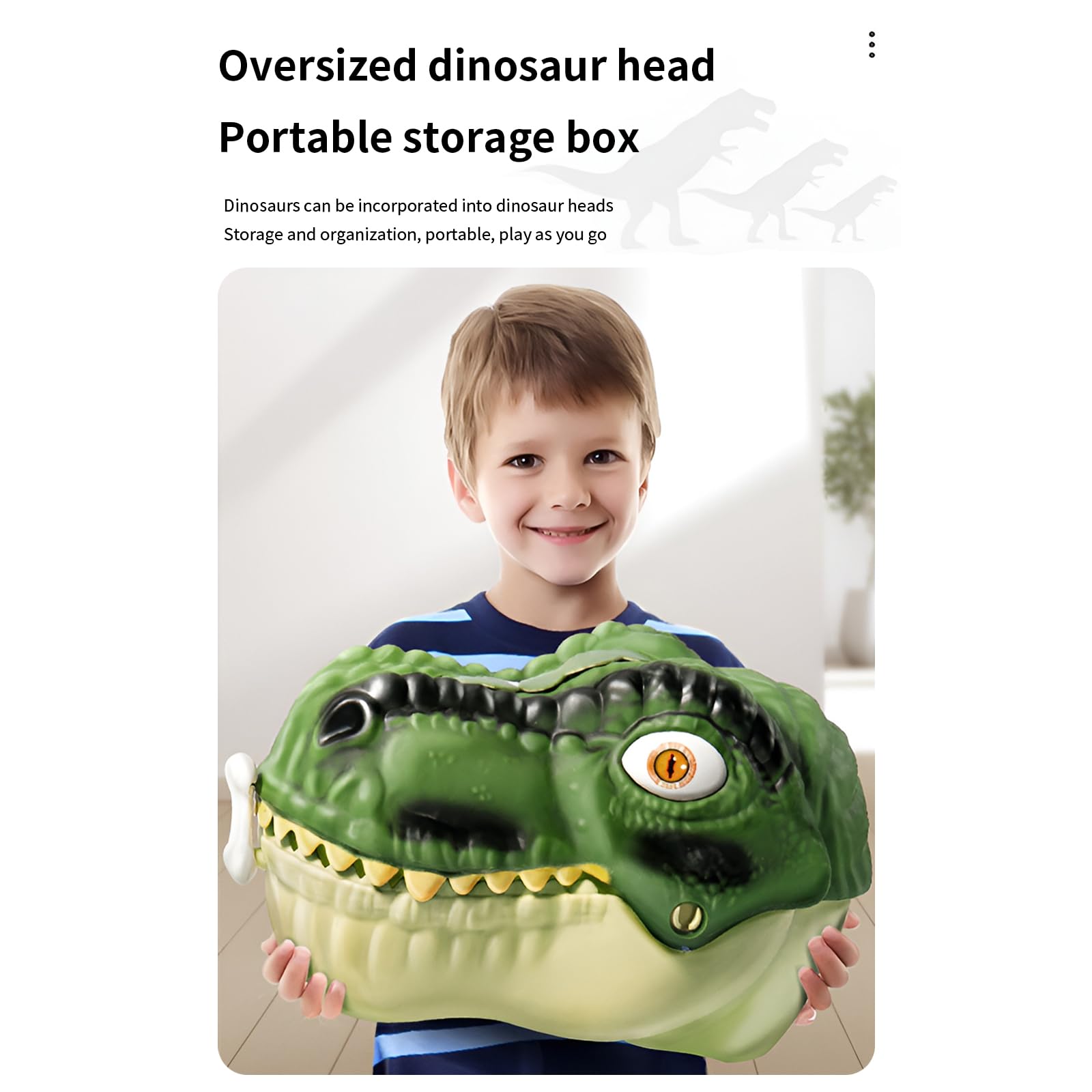 Syfunlv 46 Stück Dinosaurier Spielzeug,Klein Mini Sammlung Dinos Spielzeug mit Aufbewahrungseim,Realistisches Figuren,Spielset einschließlich T-Rex, Carnotaurus,für Kinder ab 3 4 5 Jahren (Stil 6)