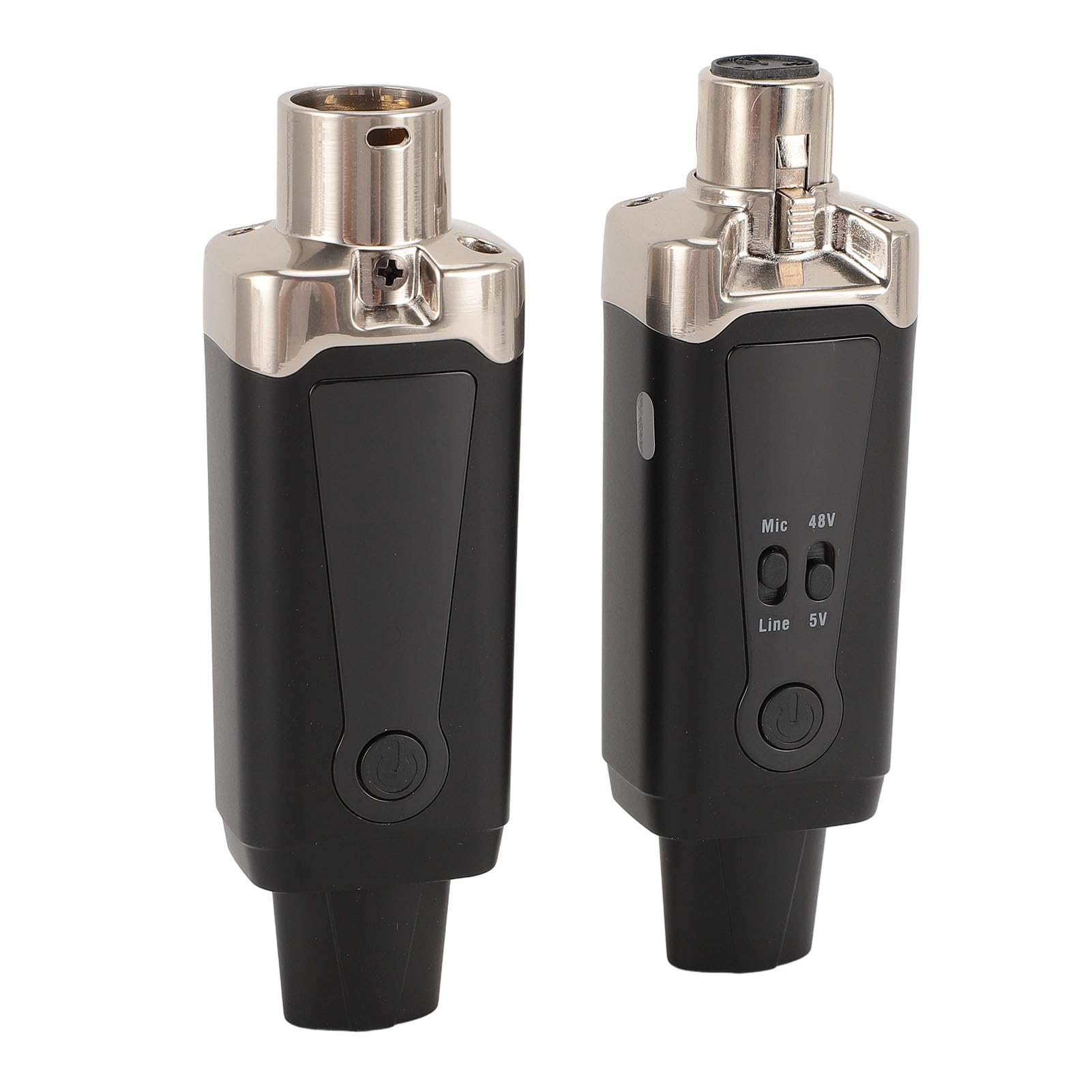 CHICIRIS Drahtloser Mikrofon-Sender-Empfänger, UHF 16 Kanäle, 50–80 M Reichweite, XLR-System mit 48 V Phantomspeisung und 6 35 Mm Adapter, für Dynamisches Kondensatormikrofon, Live-Konzert