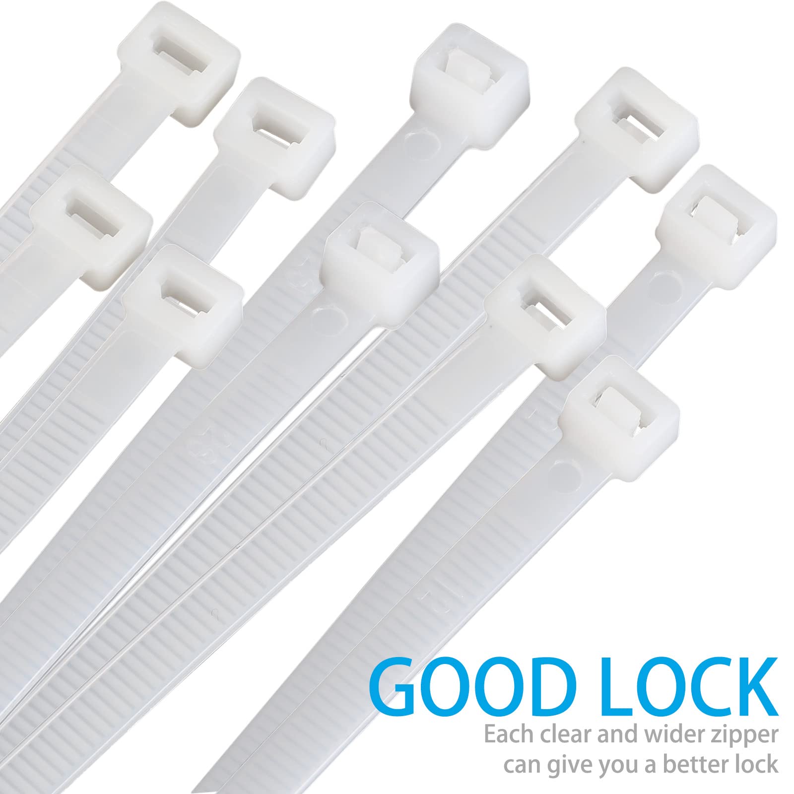 Mehrzweck-Kabelbinder 91,4 Cm – 25 Stück, 79,4 Kg Zugfestigkeit, UL-gelistet, Nylon 6/6
