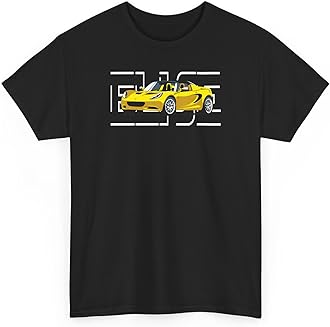 British Sports Car Elise Vector Art Unisex Cotton T-Shirt