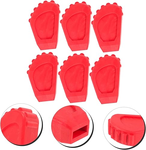 Miniatura 3 de Tambor Pies de goma 6 unids kit de tambor de práctica esteras de soporte de tambor estera de tambor protector de tambor taburete de pierna