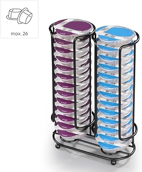 Tassimo Coffee Capsule Stand 26 Pod Holder Matte Black
