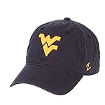 NCAA Zephyr West Virginia Mountaineers Mens Scholarship Relaxed Hat, Adjustable, Team Color