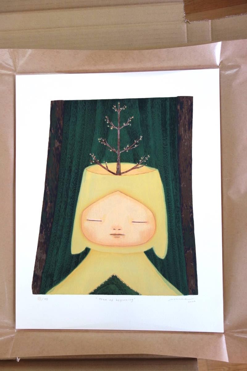 中村萌 版画 tree of beginning