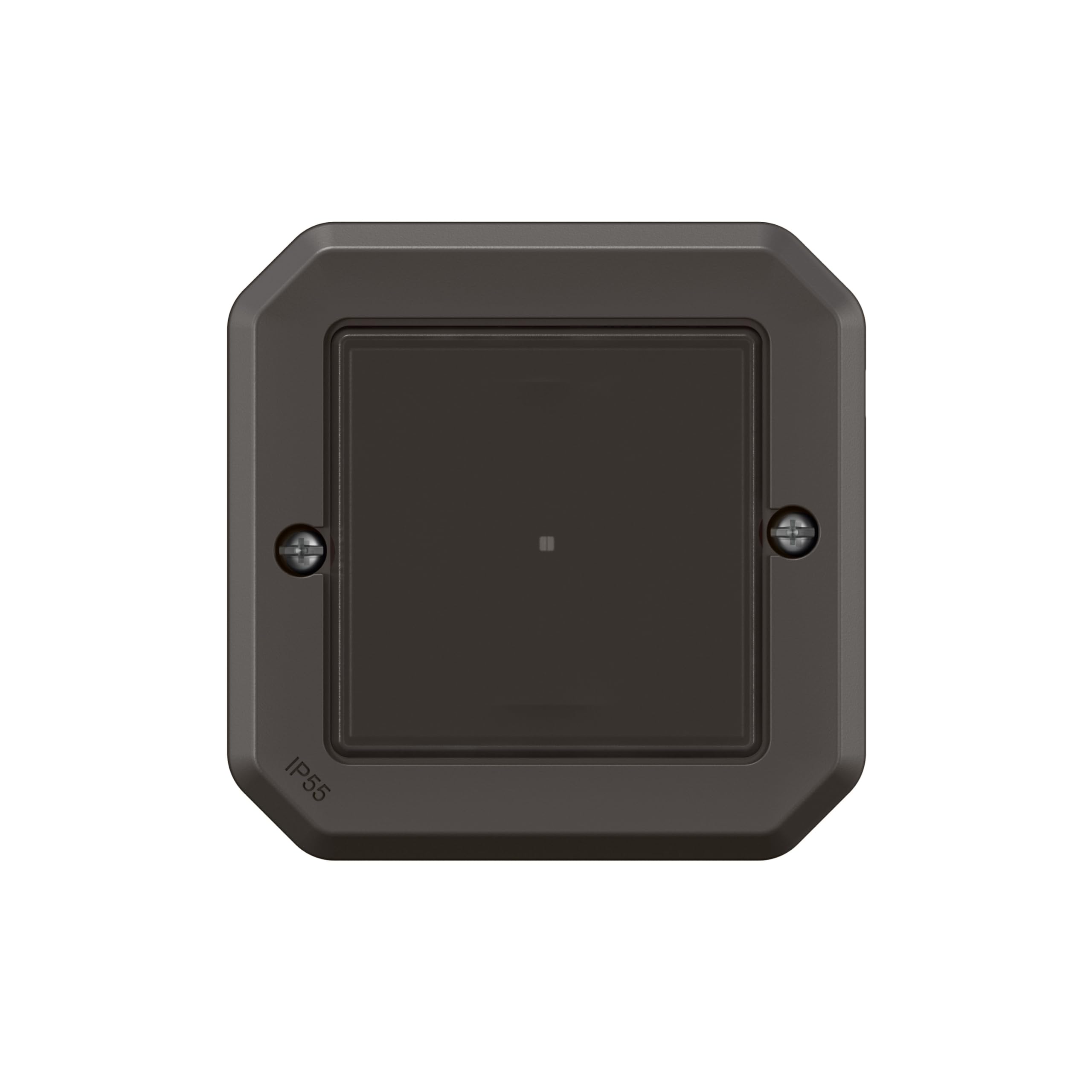 LEGRAND, Plexo New Connected-Feuchtraum-Lichtschalter, Smart-Home, Aufputz-Schalter, mit Neutralleiter, 150W, LED-kompatibel, Home+Control-App, IP55 - IK07 wasser- & stoßfest, Anthrazit, 069896L