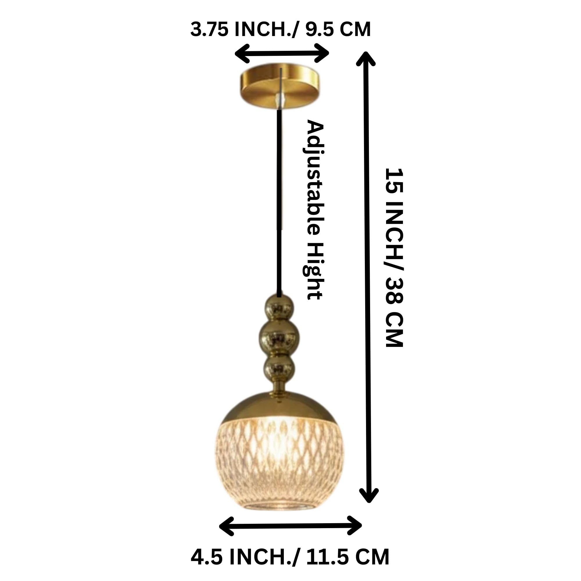 GreyWings Golden Hanging Light - 3 Color Changing -2