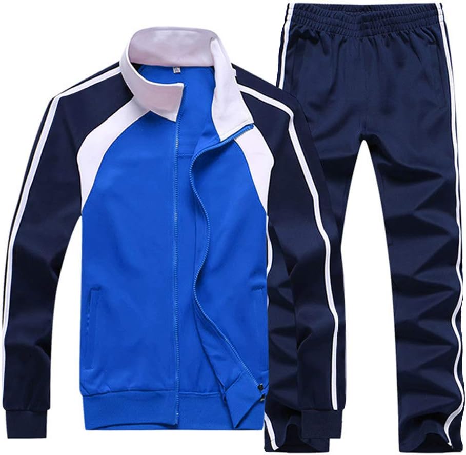 full blue adidas tracksuit