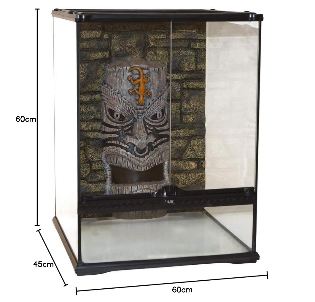 Exo Terra Pt2597 Tiki Terrarium małe wysokie 45x45x60 cm, L
