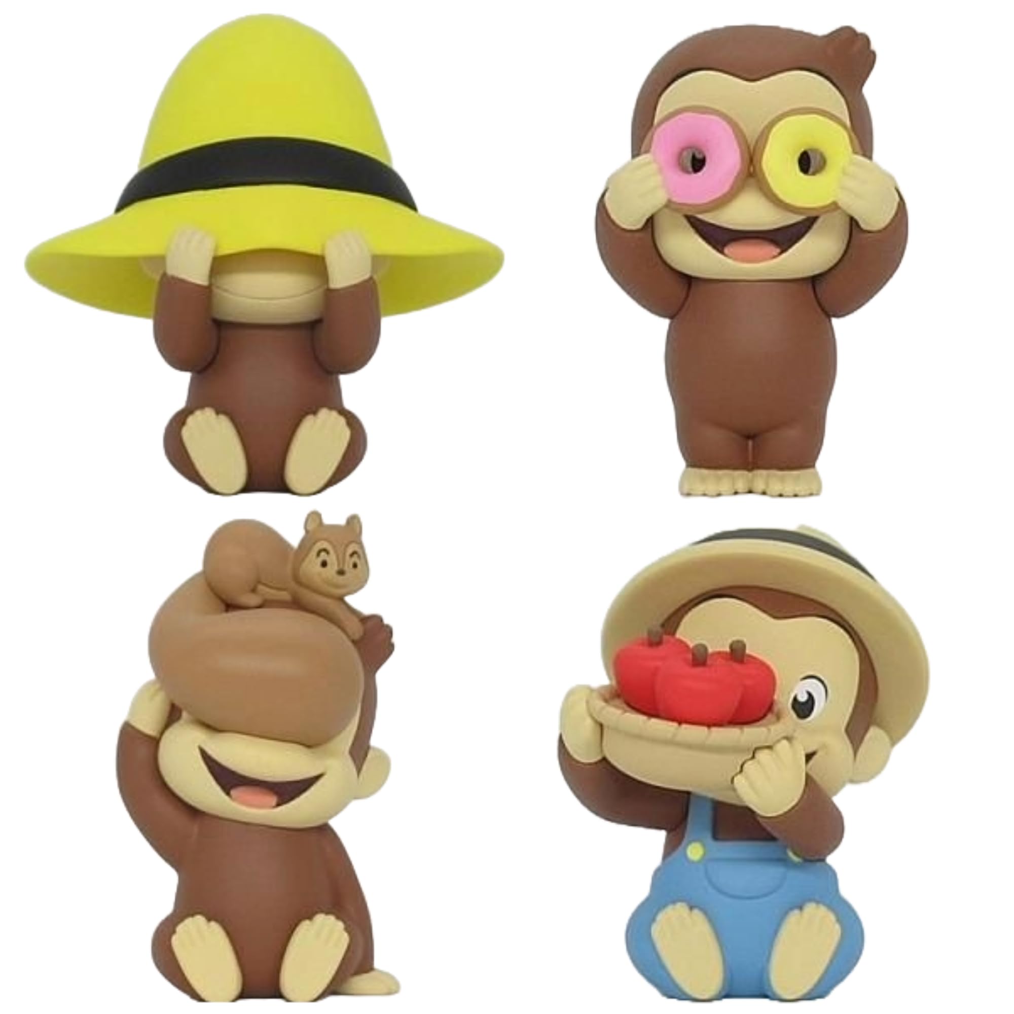 T-ARTS - 【MeGGG】おさるのジョージ ガチャガチャ BASE BALL おさるのジョージ スポーツしようよ！ フィギュアマスコット