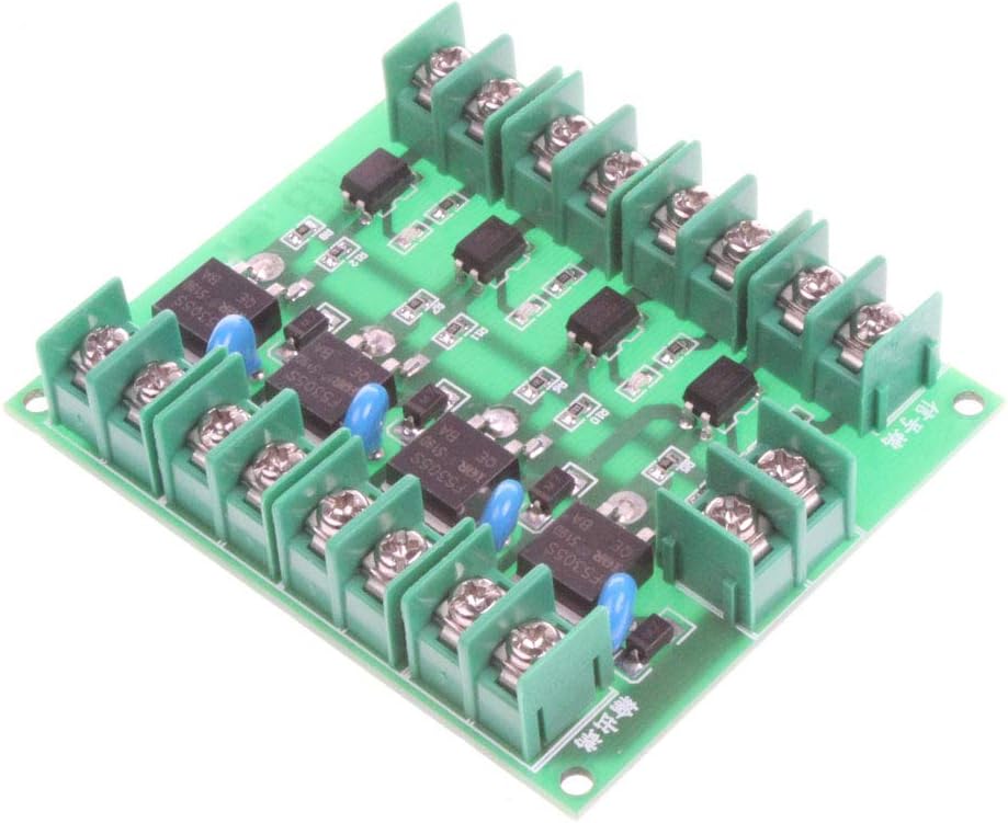 NOYITO DC Control 4-Channel FET Module MOS Electronic Switch Control Board Output Controlled Voltage 5V-36V 5A Input Output Completely Isolated