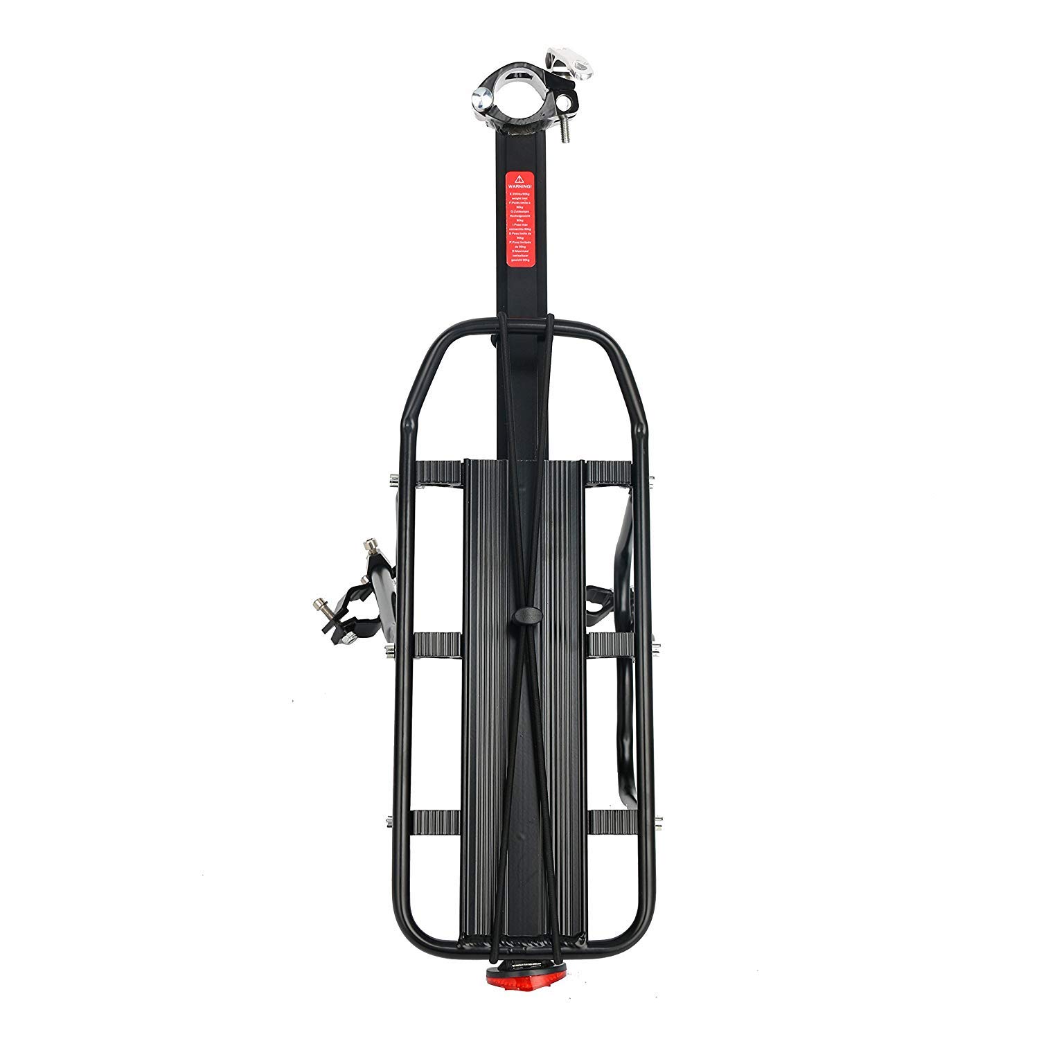 Amarine Made Fahrrad-Gepäckträger, 50 kg Kapazität, Aluminiumlegierung oder Eisen, Verstellbarer Gepäckträger, Schnellentriegelung, Fahrradträger