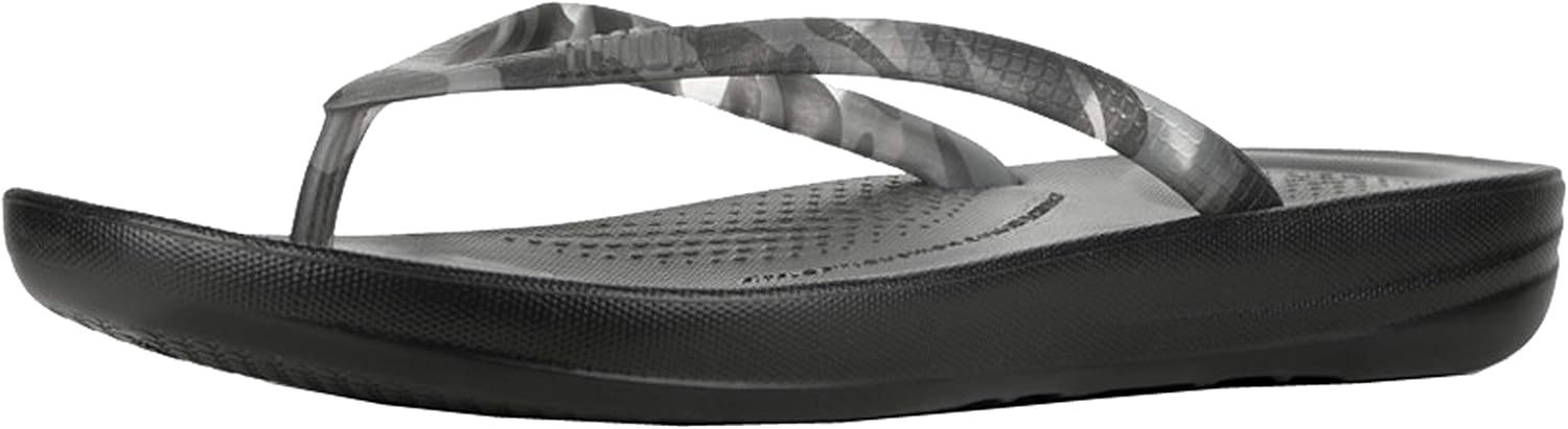 Fitflop™ Women's Iqushion™ Tortoiseshell TPU Slip On Flip Flop  Chocolate-Brown-7: Amazon.co.uk: Fashion