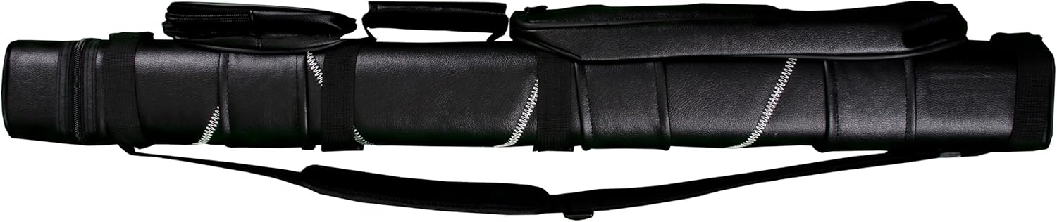 Accuplay Billiards 2X2 Hard Pool Cue Stick Carrying Case Choose Black, Blue White, or Black White