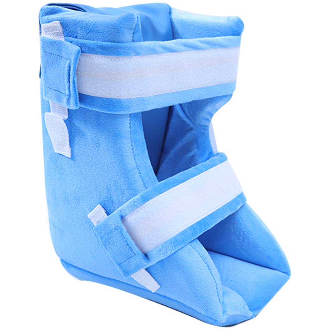 Protectores de Cojines para el talón y Almohadas para los pies - Protectores de talón y pie para aliviar el Dolor de la presión y la úlcera del talón,1Pair