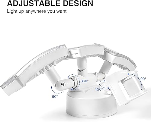 Miniatura 6 de Luces para exteriores con sensor de movimiento, luces LED de seguridad de 4600 lm, del atardecer al amanecer, impermeable IP65, 3 luces de