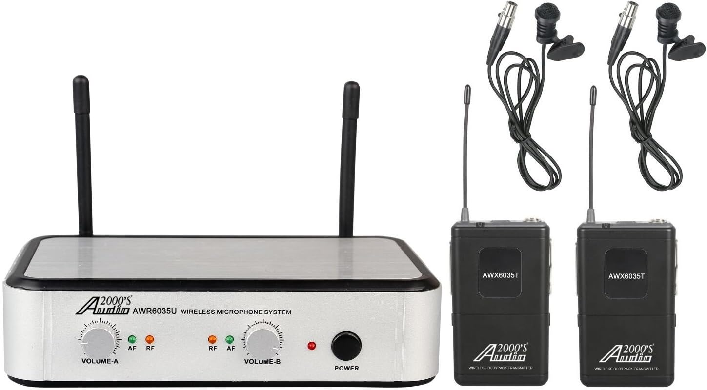 Audio2000'S AWM6035UM Wireless Microphone System Musical