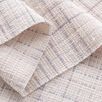 39x57 inches Thickening Soft Coarse Tweed Fabric(Beige)