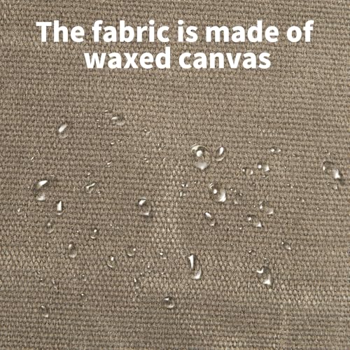 Biertasche für Männer,6-Flaschen Männertasche Bier,Bier Caddy mit Bieröffner,Gewachstes Segeltuch Bier Träger,Bier Geschenke für Männer Frauen,Bier Zubehör.Bier Liebhaber Geschenk für Camping Party