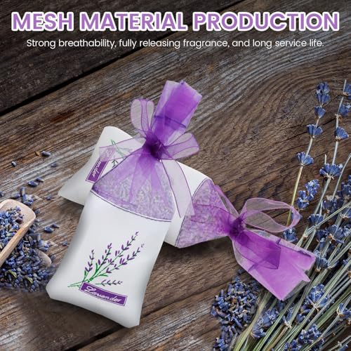 100 bolsas de saco de gasa para lavanda miniatura 6