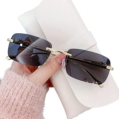 capiteum rimless sunglasses frameless