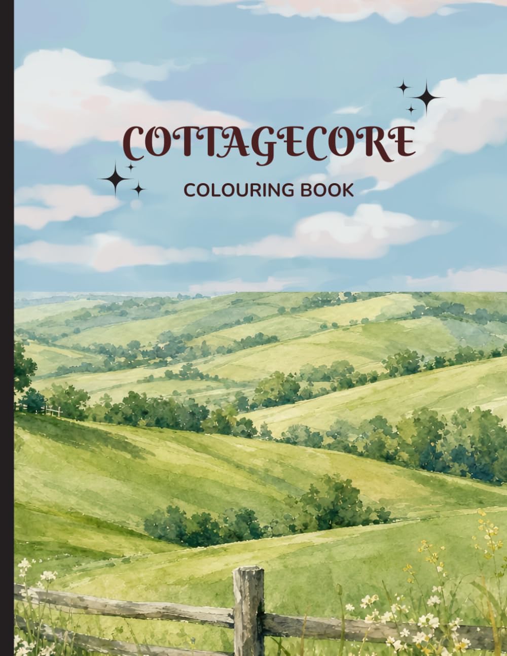 Cottagecore Dreams: A Cozy Cottagecore Coloring Book with 25 Relaxing Pages of Charming Cottages, Woodland Scenes, Gardens & Peaceful Interiors ,etc.