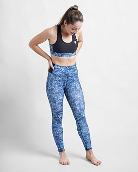 Rooster Womens UV Sports Leggings Sea Grass UK18-20