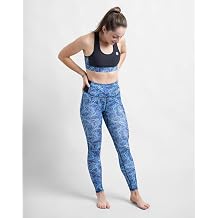 Rooster Womens UV Sports Leggings Sea Grass UK18-20