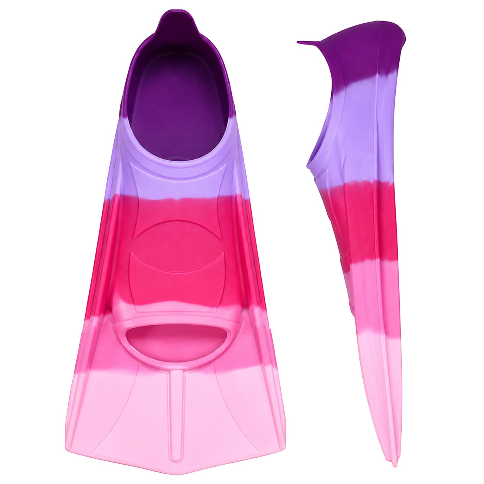 Swimming Fins Children, 100% Silicone Short Fins, Training Fins Lightweight Short Training Fins, Swimming Fins for Children, Adults, Men, Women, Swimming, Diving