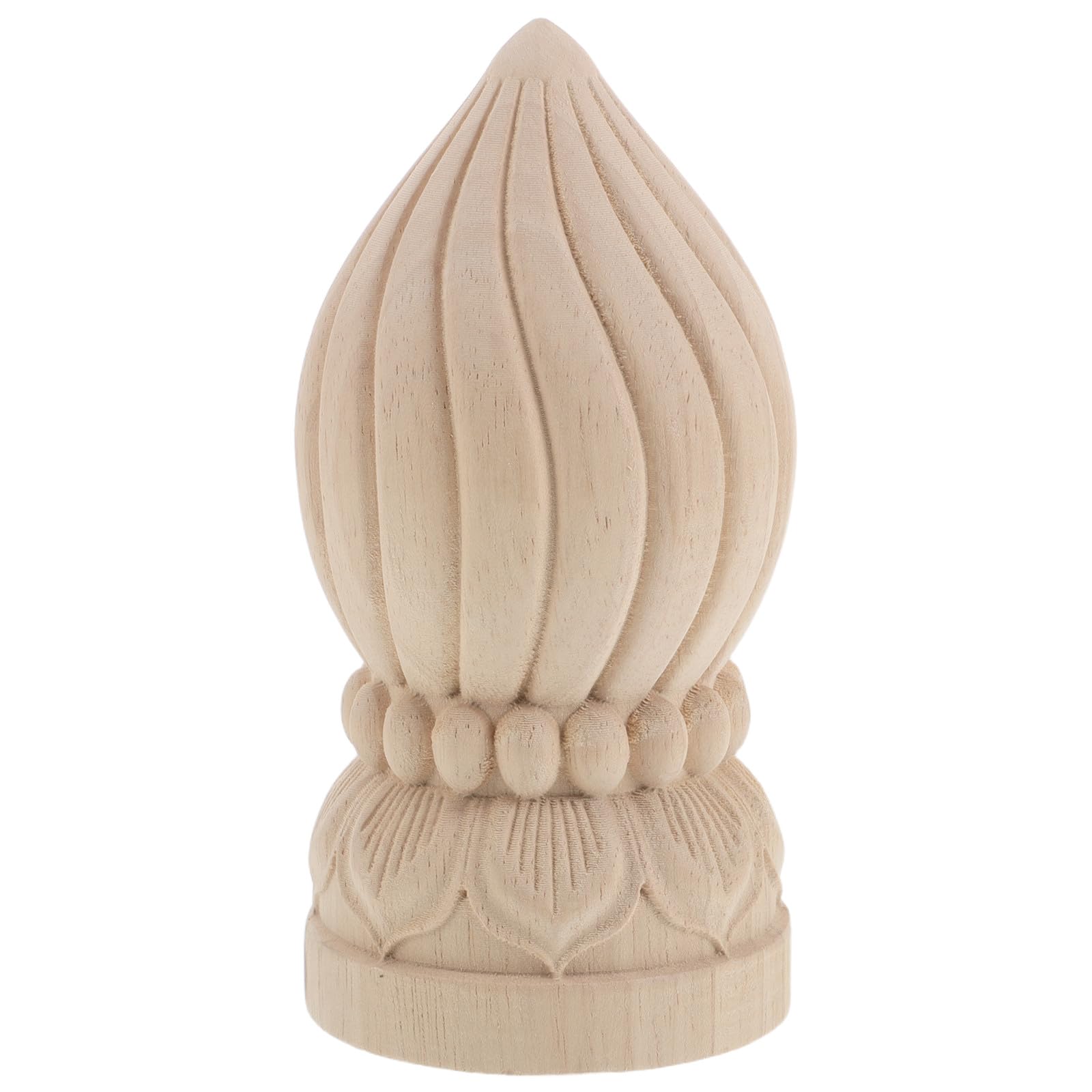 Esfera estilizada de madera para reparar pasamanos y remates rotos de hogar 8
