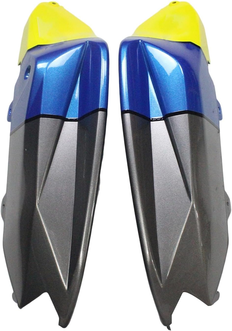 Injection ABS Fairing Kit Fit for 2012-2016 Kawasaki Ninja 650 ER-6F 12 13 14 15 16 Bodywork Motorcycle Plastic Body Frame Panel - Shark Blue & Yellow