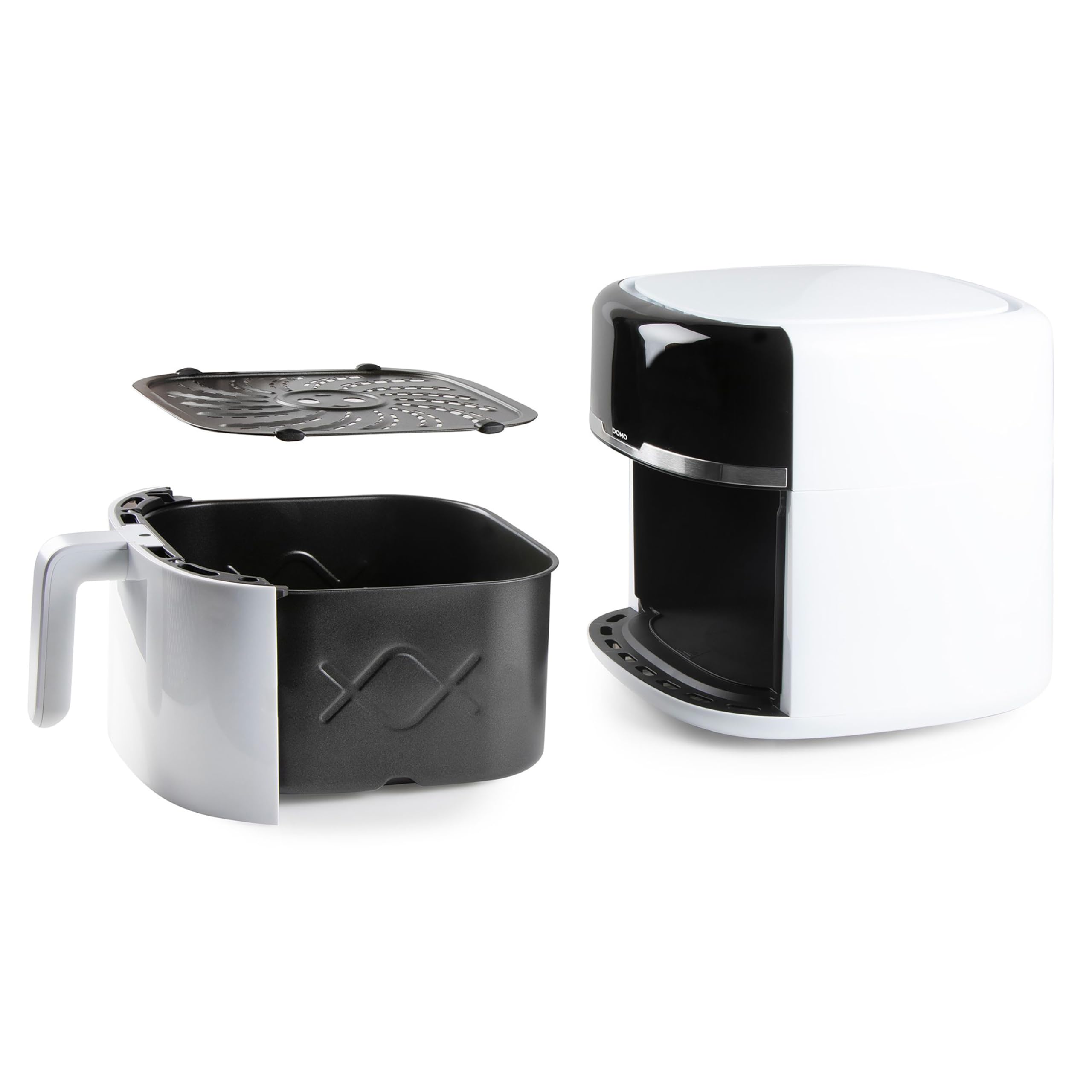 DOMO DO1148FR frytkownica na gorące powietrze, 8 programów, funkcja SHAKE, 8 l, 1800 W, biała