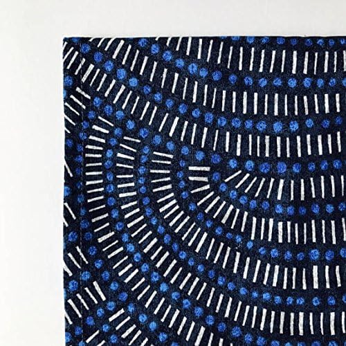 Furoshiki Wrapping Cloth - Japanese Textile Gift wrap - Large Size 34 in x 34 in (86 x 86 cm) - Navy