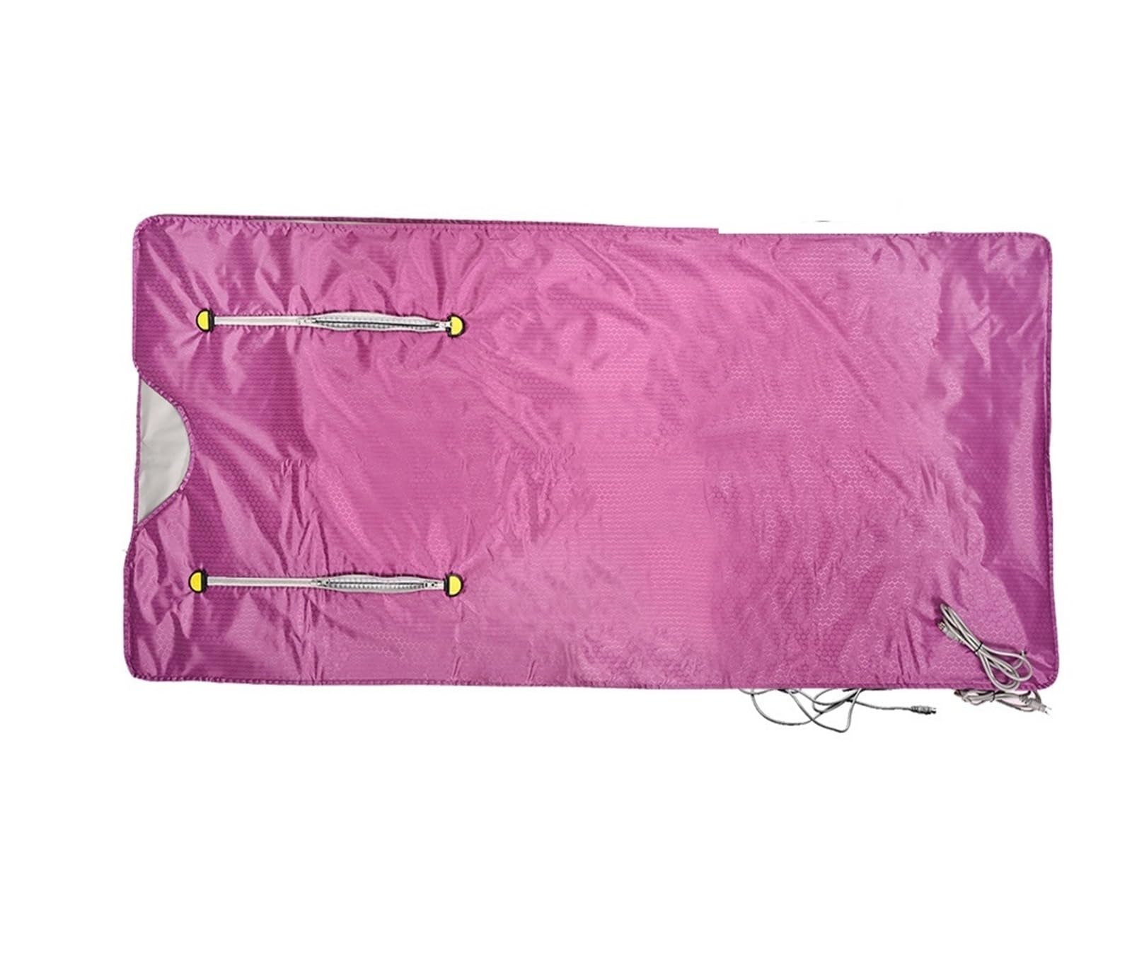Koc ektryczny na podczerwień koc grzewczy do odchudzania i detoksykacji termiczny wyszczuplający sauny kobiety domowe Spa 180X80cm do użytku domowego(Purple)