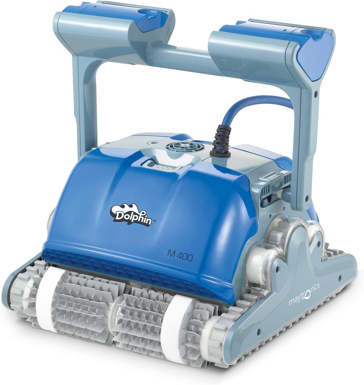 MAYTRONICS Dolphine Supreme M4 Residential Robotic Pool Cleaner Automatic High-performance Navigation System for Floors and Walls.