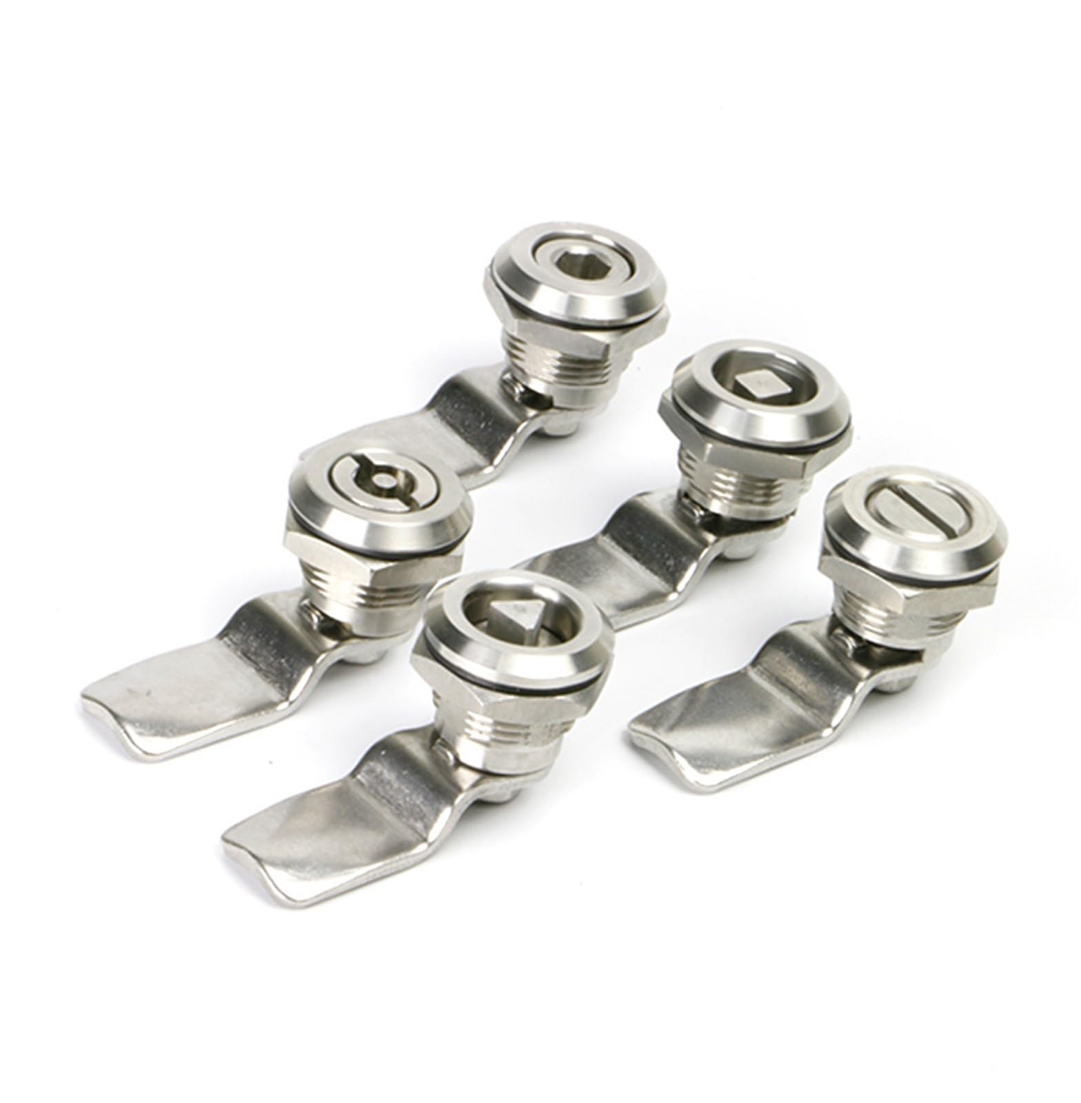 Ntbpeyzvqf Triangle 1Set 22Mm Installation Power Distribution Cabinet Lock Panel 304 Stainless Steel Cam(Triangle)