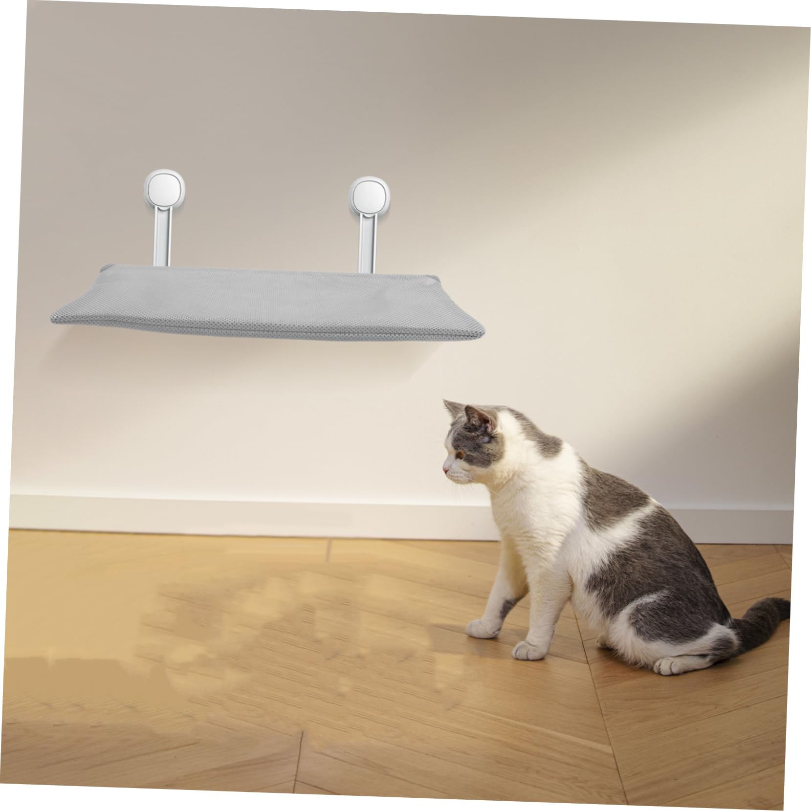 HAPINARY 4pcs Cat Window Hammock Replacement Cover Non-Slip Zipper Cloth for Indoor Cats Warm Cotton Bed