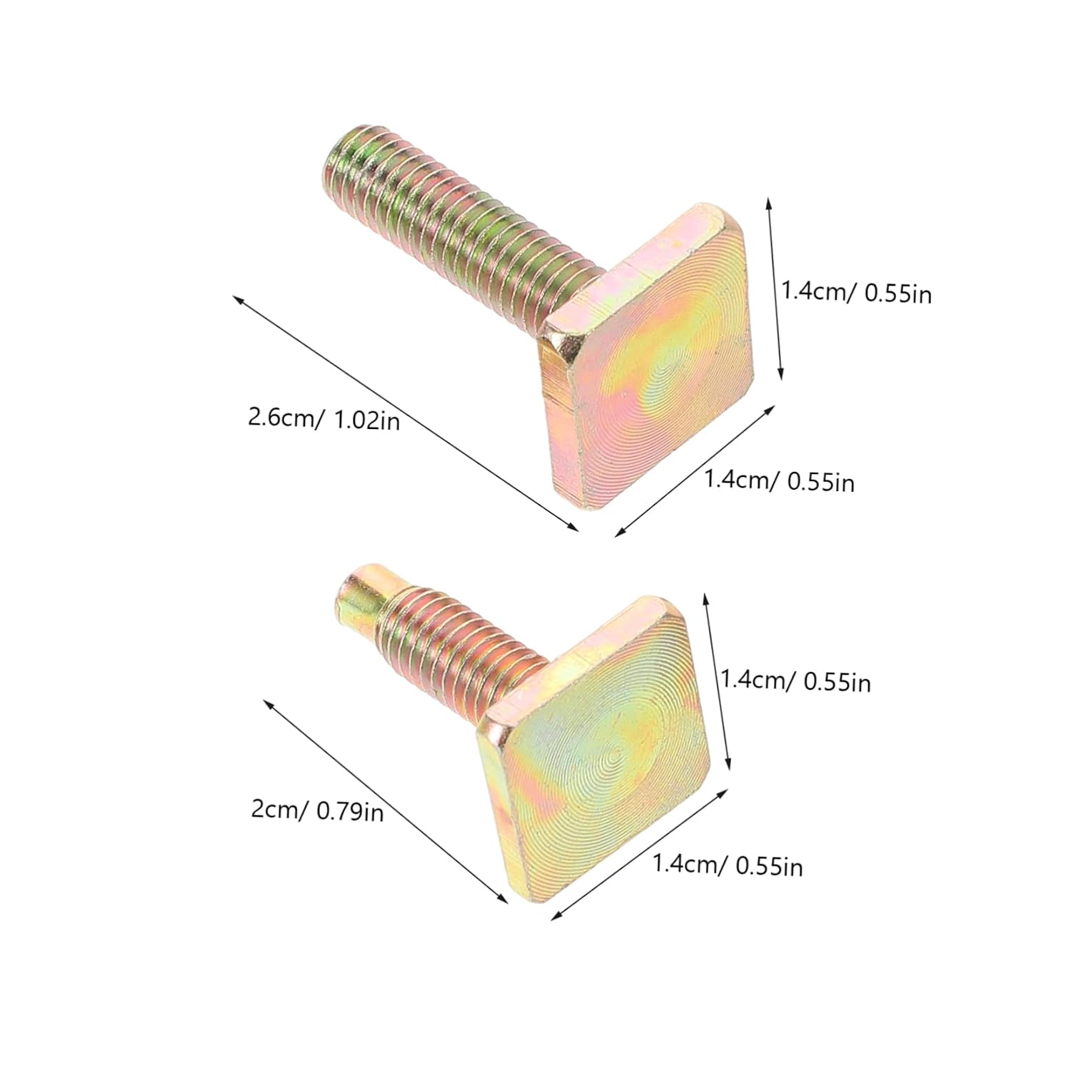 2pcs M6 Square Head Bolt for Car Repairs and Maintenance