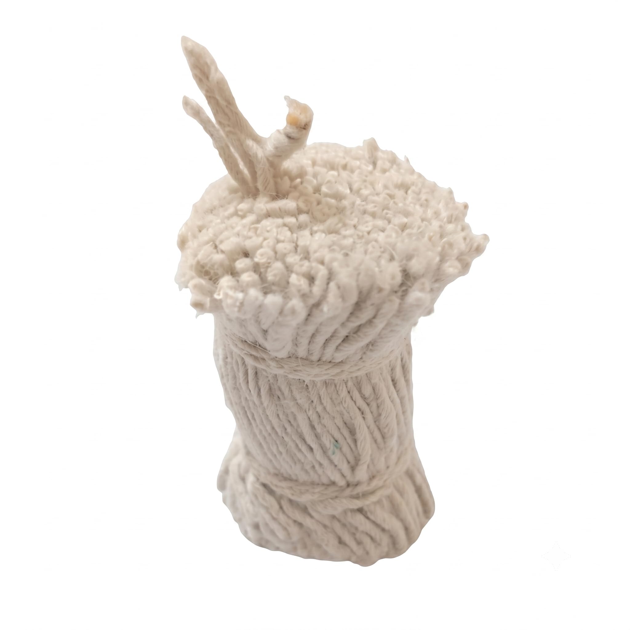On Blow Cotton 365 Wicks | Diya Batti for Pooja Aarti Off White | (Pack of 20) (Each Pack has 365 Cotton Puja Wicks)-picture-15