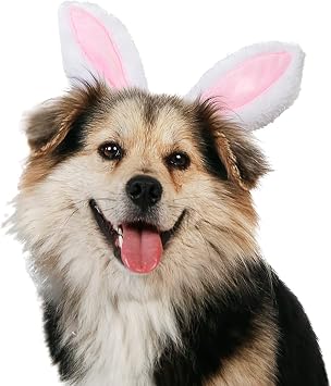 Christmas Pet Headband Fluffty Bunny Ears Headband Easter Party Puppy Headwear Supplies for Cat Dog S