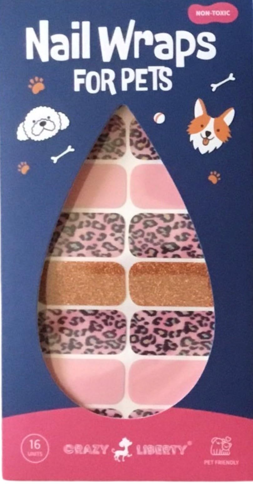 Pet Nail Wraps (Leopard Print)