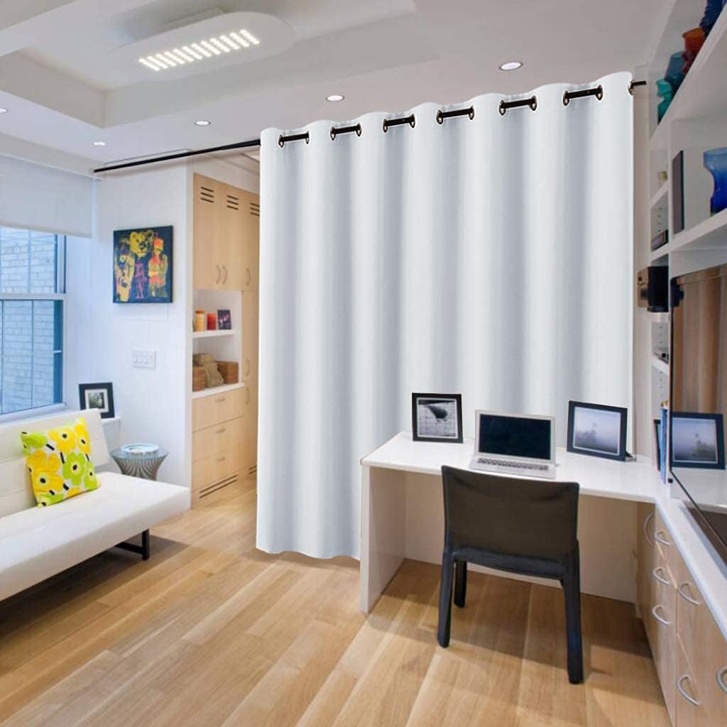 LITTLE BIRD Blackout Curtain Dividers -Treatment Panels Winter Wind Summer Heat Insulating Drapes for Living Room Bedroom Patio Door,Hall Dark Chocolate (Wide 58 Inch by 63 Inch Long-1 Panel)