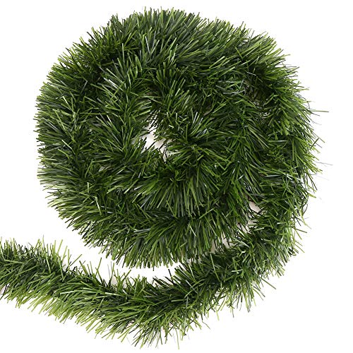 CCINEE 33 Feet Christmas Garland Artificial Vine Soft Greenery Garland Decoration for Christmas Decor Holiday Wedding Decoration