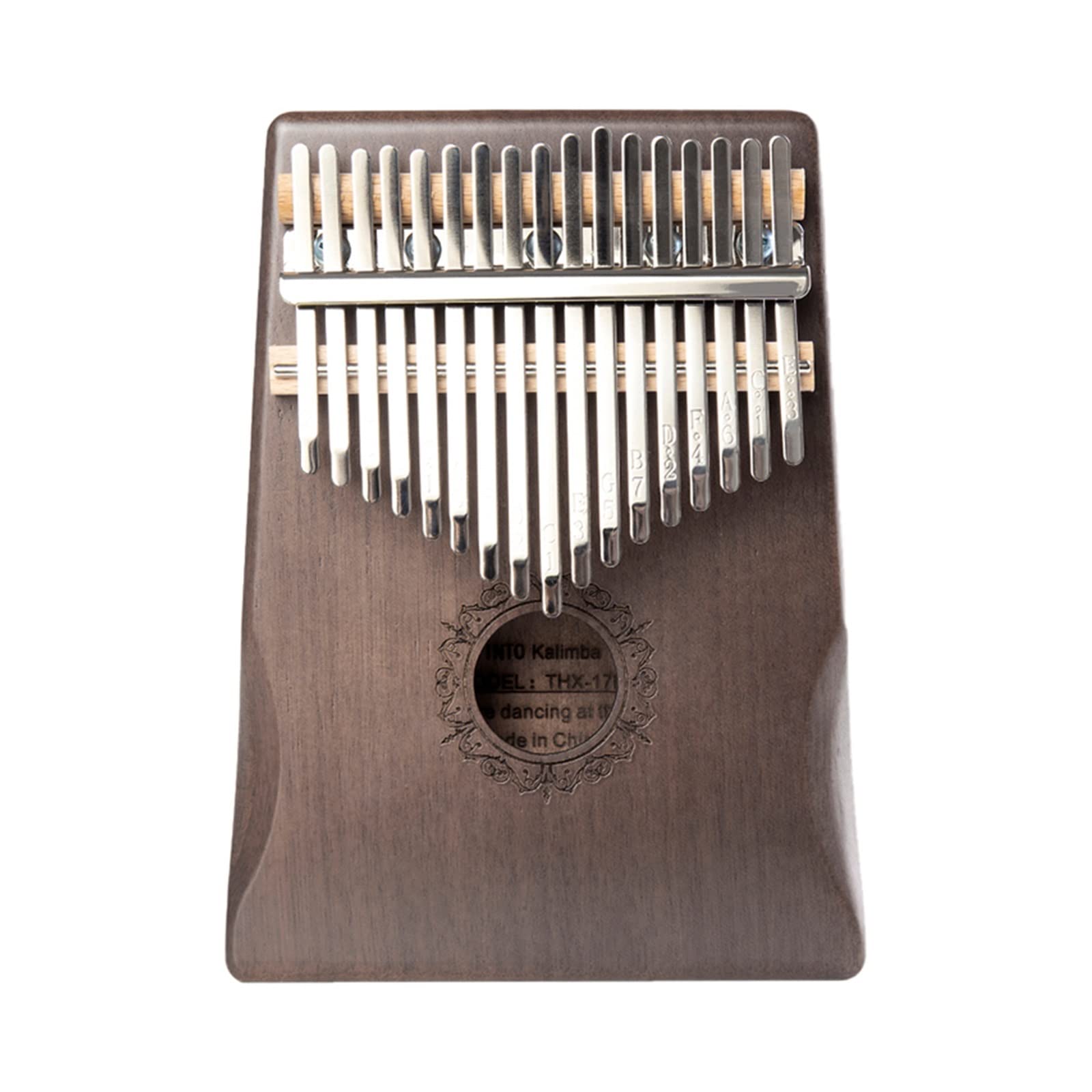 Anfänger Kalimba 17 Tasten Kalimba Daumenklavier Finger Massivholzkörper Tastatur Musikinstrument