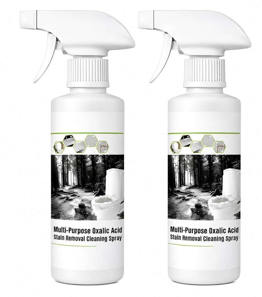 Oxalic Acid Surface Cleaner Spray 200ml | Multi-Purpose Bathroom, Tile & Sink Stain Remover | Hard Surface Cleaning Spray for Home & Kitchen(pack of 2)-picture-25