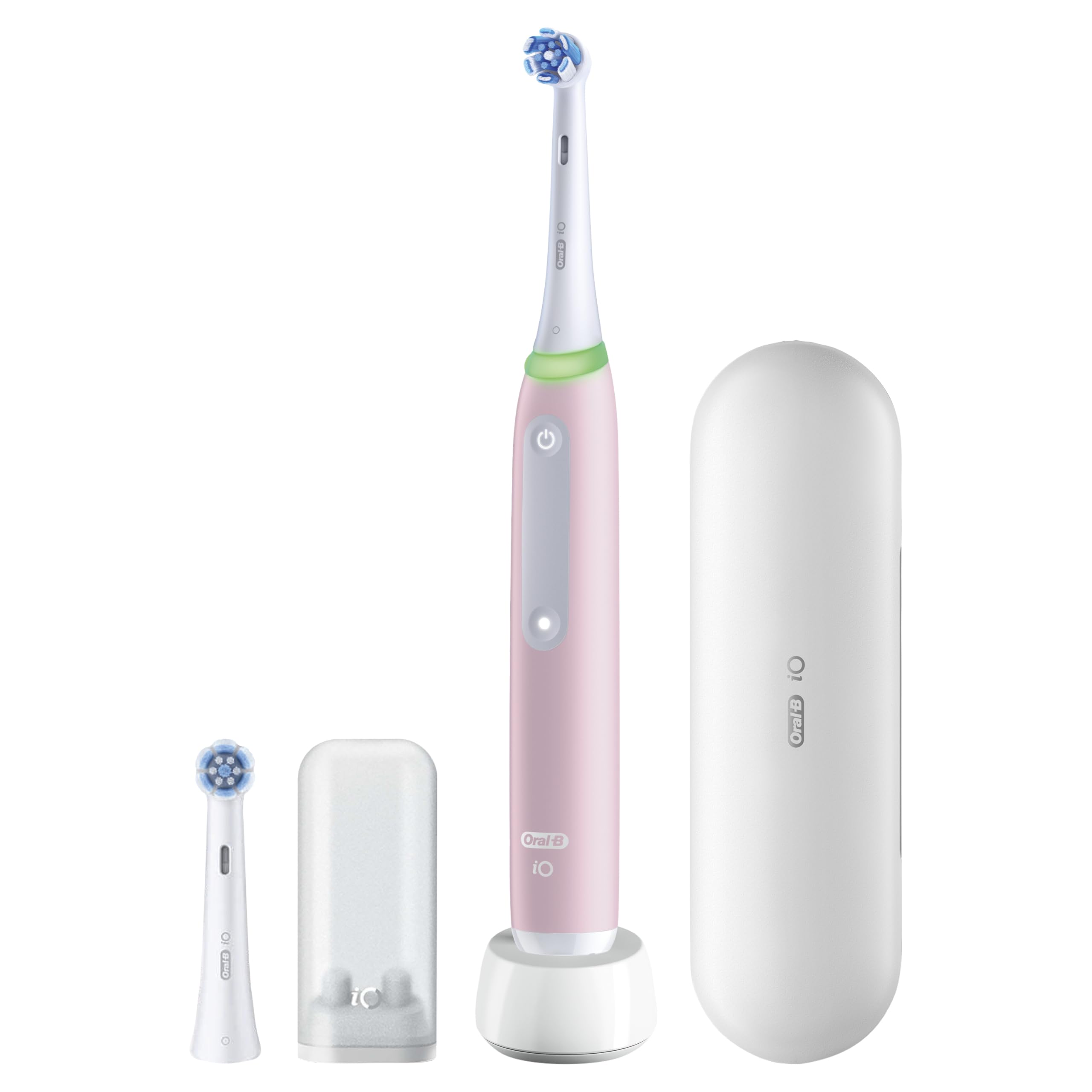 Oral-B iO Brosse à Dents Électrique Série 3 Limited avec (2) Têtes de Brosse à Dents Rechargeable Rose Azalée