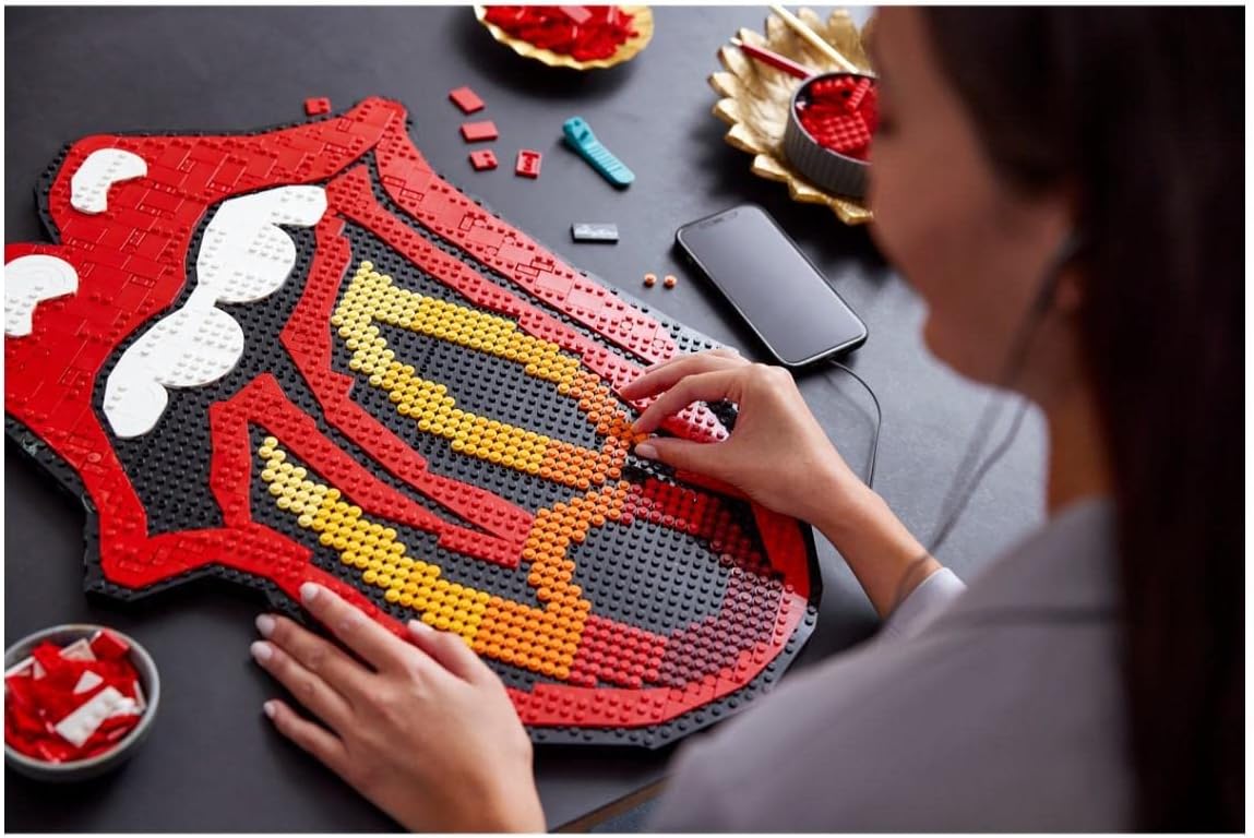 Lego® Art The Rolling Stones 31206 Building Kit; Wall Art Memorabilia or Hobby Gift for Rock Music Fans and Adults