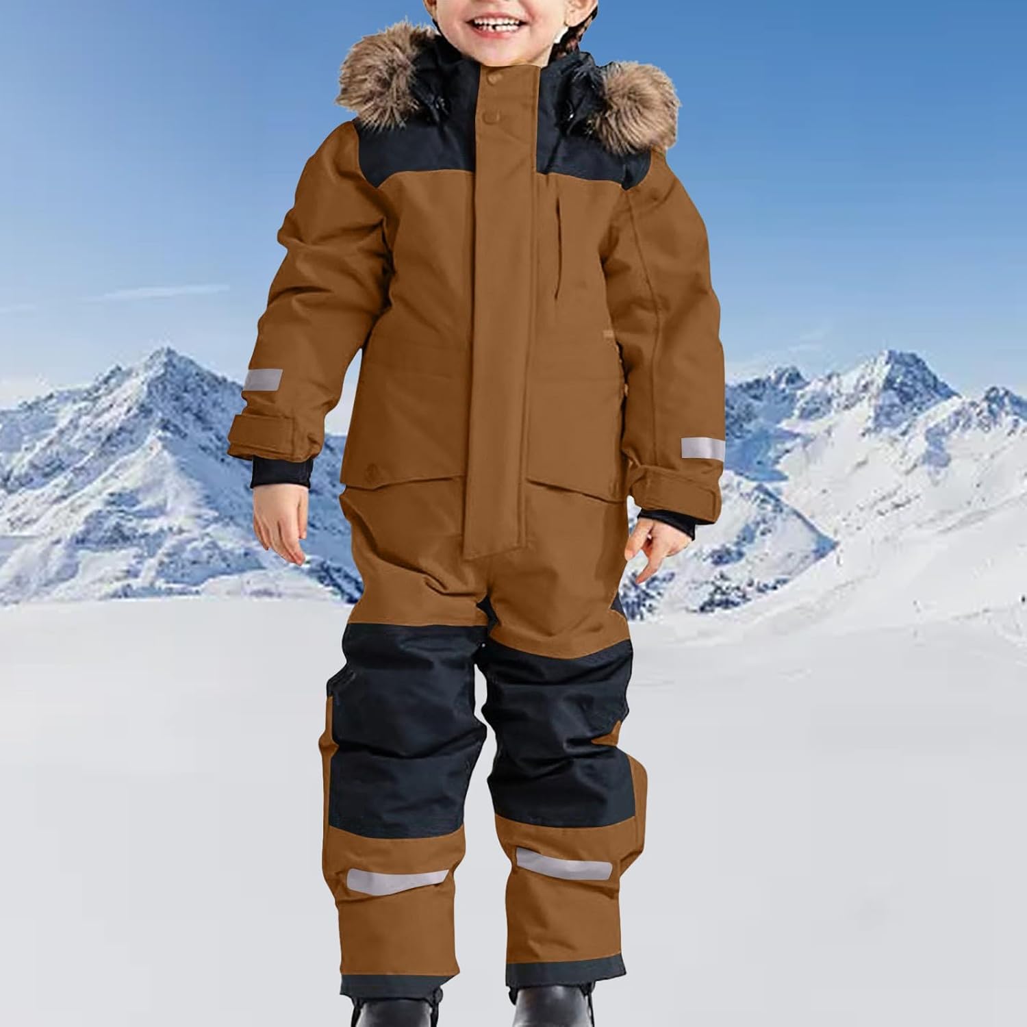 男の子 キッズ スキーウェア 140 KJUSチュース スキーウェア140男の子