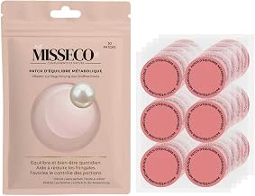 Berberine Weight Loss Patch – MISSECO – 30 Slimming Belly Patches – Cinnamon, Pomegranate, Chrome, B Vitamins – Metabolic Balance, Portion Control – Discreet – French Brand