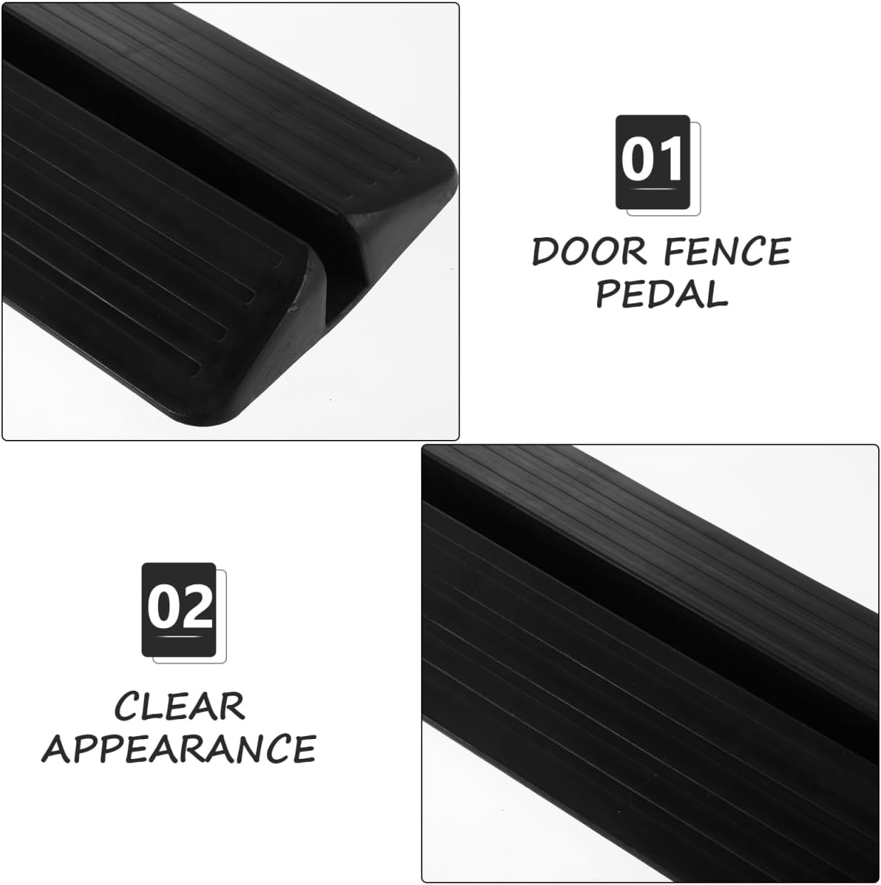 DECHOUS 2Pcs Safety Gate Foot Pedal Plate Replacement Pet Baby Gates Ramp Accessories for Stairs Doorways for Home Safety